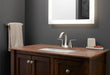Sterling 27376-4N Medley Centerset Bathroom Sink Faucet, 0.5 GPM, Vibrant Brushed Nickel