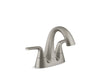 Sterling 27376-4N Medley Centerset Bathroom Sink Faucet, 0.5 GPM, Vibrant Brushed Nickel