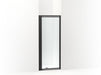 Sterling 33605-3G05 Attend 69" H Pivot Shower Door with 1/8"-thick Glass, Matte Black