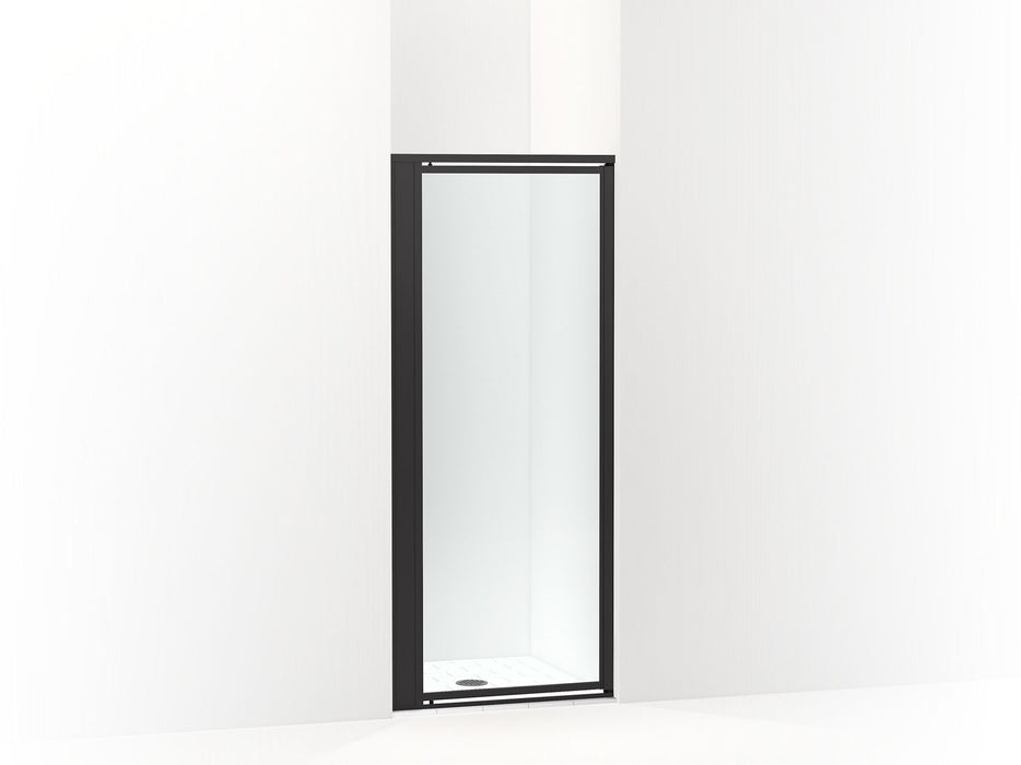 Sterling 33605-3G05 Attend 69" H Pivot Shower Door with 1/8"-thick Glass, Matte Black