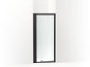 Sterling 33606-3G05 Attend 69" H Pivot Shower Door with 1/8"-thick Glass, Matte Black