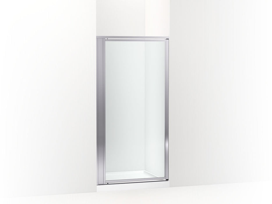 Sterling 33607-3G05 Attend 69" H Pivot Shower Door with 1/8"-thick Glass, Bright Silver