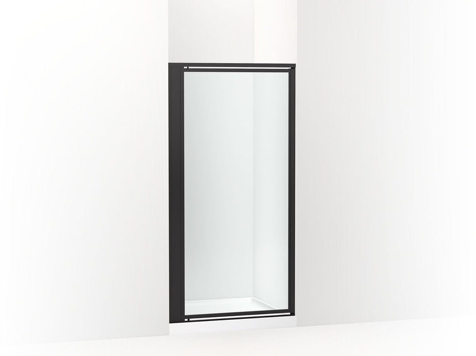 Sterling 33607-3G05 Attend 69" H Pivot Shower Door with 1/8"-thick Glass, Matte Black