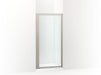 Sterling 33607-3G05 Attend 69" H Pivot Shower Door with 1/8"-thick Glass, Nickel Frame Finish with Smooth/Clear Glass Texture