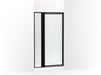 Sterling 33608-3G05 Attend 69" H Pivot Shower Door with 1/8"-thick Glass, Matte Black