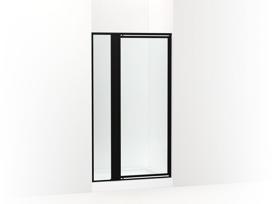 Sterling 33608-3G05 Attend 69" H Pivot Shower Door with 1/8"-thick Glass, Matte Black