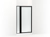 Sterling 33609-3G05 Attend 69" H Pivot Shower Door with 1/8"-thick Glass, Matte Black