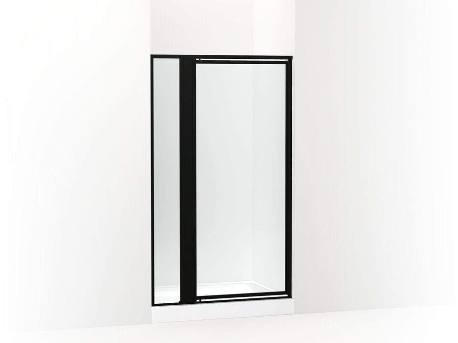 Sterling 33609-3G05 Attend 69" H Pivot Shower Door with 1/8"-thick Glass, Matte Black