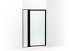 Sterling 33610-3G05 Attend 69" H Pivot Shower Door with 1/8"-thick Glass, Matte Black