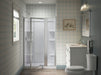 Sterling 33611-3G05 Attend 69" H Pivot Shower Door with 1/8"-thick Glass, Bright Silver