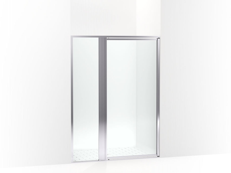 Sterling 33612-3G05 Attend 69" H Pivot Shower Door with 1/8"-thick Glass, Bright Silver