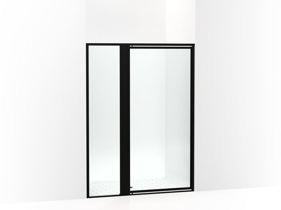 Sterling 33612-3G05 Attend 69" H Pivot Shower Door with 1/8"-thick Glass, Matte Black