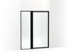 Sterling 33613-3G05 Attend 69" H Pivot Shower Door with 1/8"-thick Glass, Matte Black