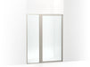 Sterling 33613-3G05 Attend 69" H Pivot Shower Door with 1/8"-thick Glass, Nickel Frame Finish with Smooth/Clear Glass Texture