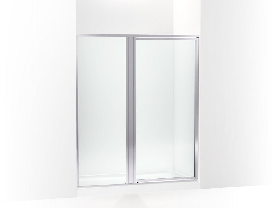 Sterling 33615-3G05 Attend 69" H Pivot Shower Door with 1/8"-thick Glass, Bright Silver