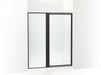 Sterling 33615-3G05 Attend 69" H Pivot Shower Door with 1/8"-thick Glass, Matte Black
