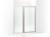 Sterling 33615-3G05 Attend 69" H Pivot Shower Door with 1/8"-thick Glass, Nickel Frame Finish with Smooth/Clear Glass Texture