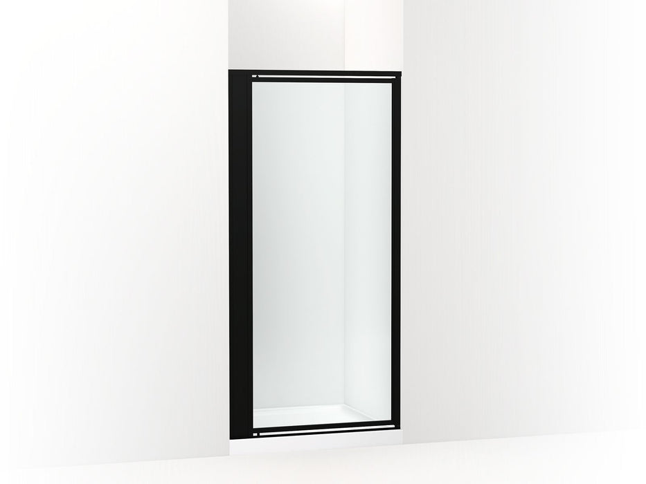 Sterling 33616-3G05 Attend 72" H Pivot Shower Door with 1/8"-thick Glass, Matte Black