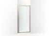 Sterling 33616-3G05 Attend 72" H Pivot Shower Door with 1/8"-thick Glass, Nickel Frame Finish with Smooth/Clear Glass Texture