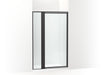 Sterling 33617-3G05 Attend 72" H Pivot Shower Door with 1/8"-thick Glass, Matte Black