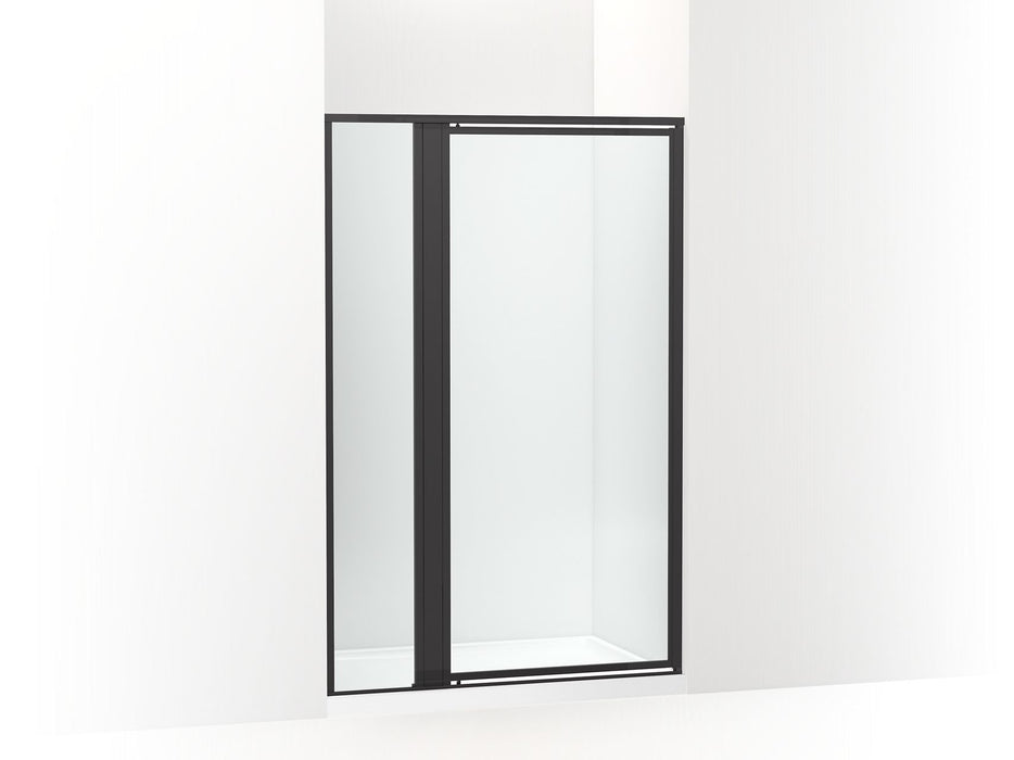 Sterling 33617-3G05 Attend 72" H Pivot Shower Door with 1/8"-thick Glass, Matte Black