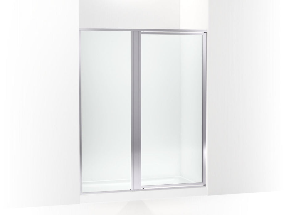 Sterling 33618-3G05 Attend 72" H Pivot Shower Door with 1/8"-thick Glass, Bright Silver