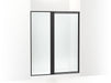 Sterling 33618-3G05 Attend 72" H Pivot Shower Door with 1/8"-thick Glass, Matte Black