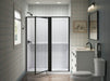 Sterling 33618-3G05 Attend 72" H Pivot Shower Door with 1/8"-thick Glass, Matte Black