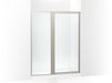 Sterling 33618-3G05 Attend 72" H Pivot Shower Door with 1/8"-thick Glass, Nickel Frame Finish with Smooth/Clear Glass Texture