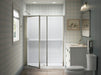 Sterling 33618-3G05 Attend 72" H Pivot Shower Door with 1/8"-thick Glass, Nickel Frame Finish with Smooth/Clear Glass Texture