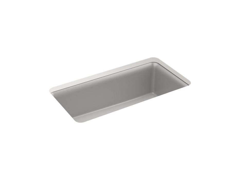 Sterling 34287 Gunnison 33-1/2" Undermount Single-bowl Kitchen Sink, Matte Grey