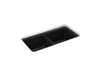 Sterling 34293 Gunnison 33-1/2" Undermount Double-bowl Kitchen Sink, Matte Black