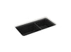 Sterling 34297 Gunnison 33-1/2" Undermount Double-bowl Kitchen Sink, Matte Black