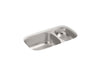 Sterling 36599 Valton 32-3/16" Undermount Double-bowl Kitchen Sink, Stainless Steel