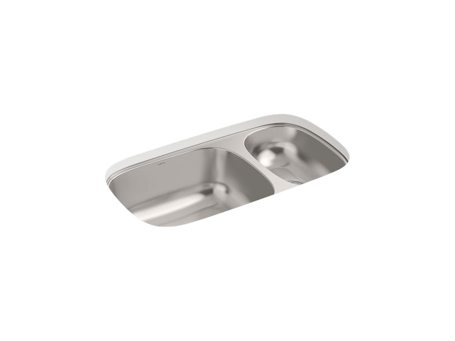 Sterling 36599 Valton 32-3/16" Undermount Double-bowl Kitchen Sink, Stainless Steel