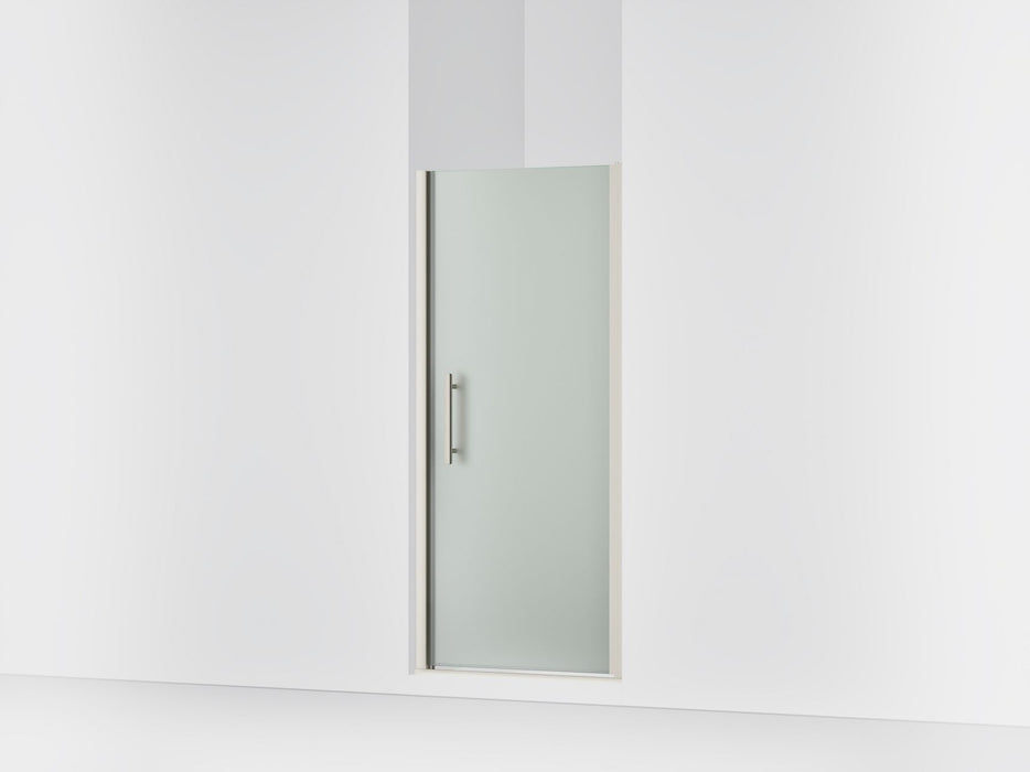 Sterling 39344-8D3 Finesse Peak 67" H Pivot Shower Door with 5/16"-thick Glass, Anodized Brushed Nickel