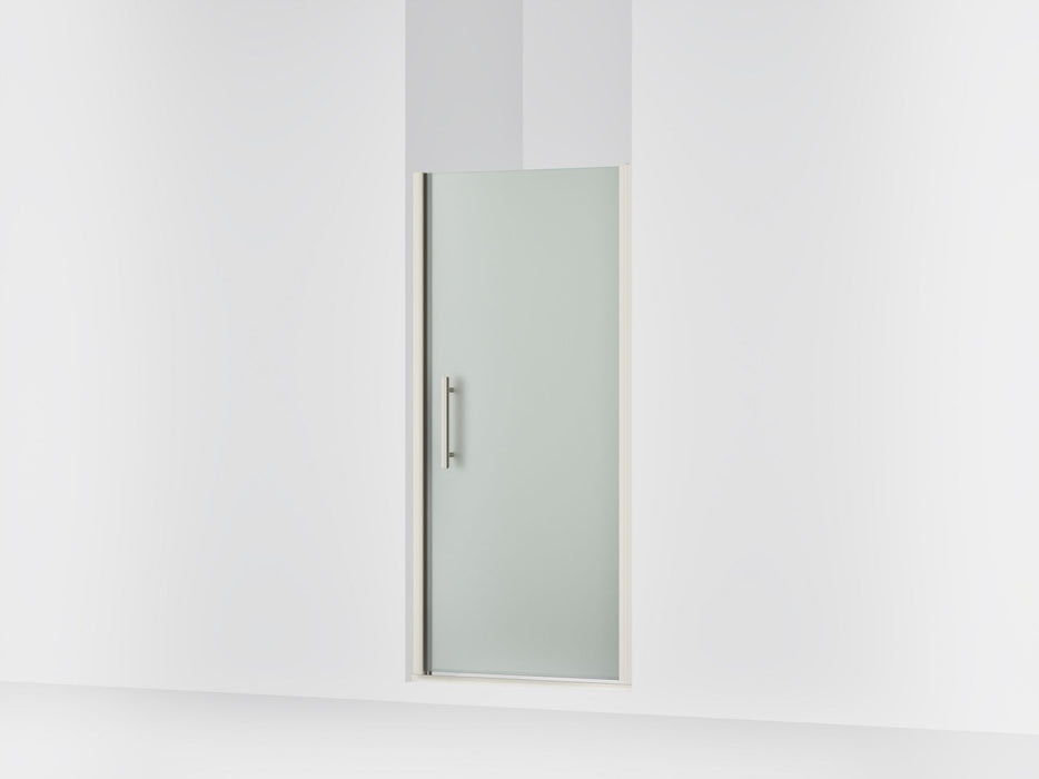 Sterling 39345-8D3 Finesse Peak 67" H Pivot Shower Door with 5/16"-thick Glass, Anodized Brushed Nickel