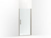 Sterling 39346-8L Finesse Peak 67" H Pivot Shower Door with 5/16"-thick Glass, Anodized Brushed Nickel