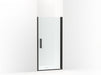 Sterling 39346-8L Finesse Peak 67" H Pivot Shower Door with 5/16"-thick Glass, Matte Black