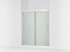 Sterling 39349-8D3 Finesse Peak 69-5/8" H Sliding Shower Door with 5/16"-thick Glass, Bright Polished Silver
