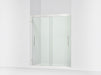 Sterling 39349-8L Finesse Peak 69-5/8" H Sliding Shower Door with 5/16"-thick Glass, Bright Polished Silver