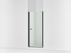 Sterling 39354-6L Finesse 67" H Pivot Shower Door with 1/4"-thick Glass, Matte Black