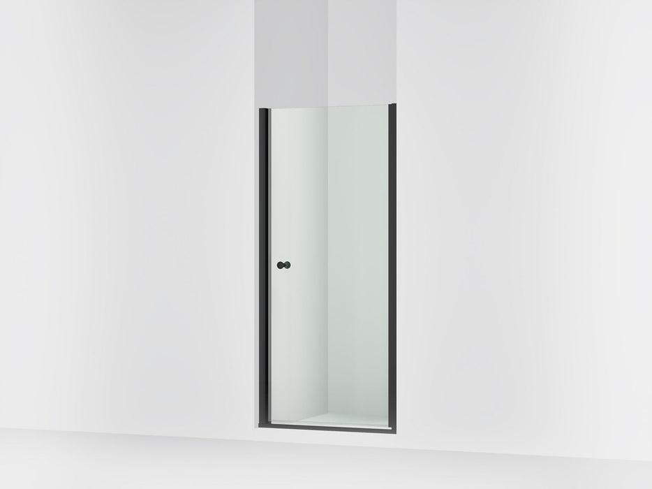 Sterling 39354-6L Finesse 67" H Pivot Shower Door with 1/4"-thick Glass, Matte Black