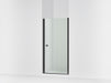 Sterling 39355-6L Finesse 67" H Pivot Shower Door with 1/4"-thick Glass, Matte Black