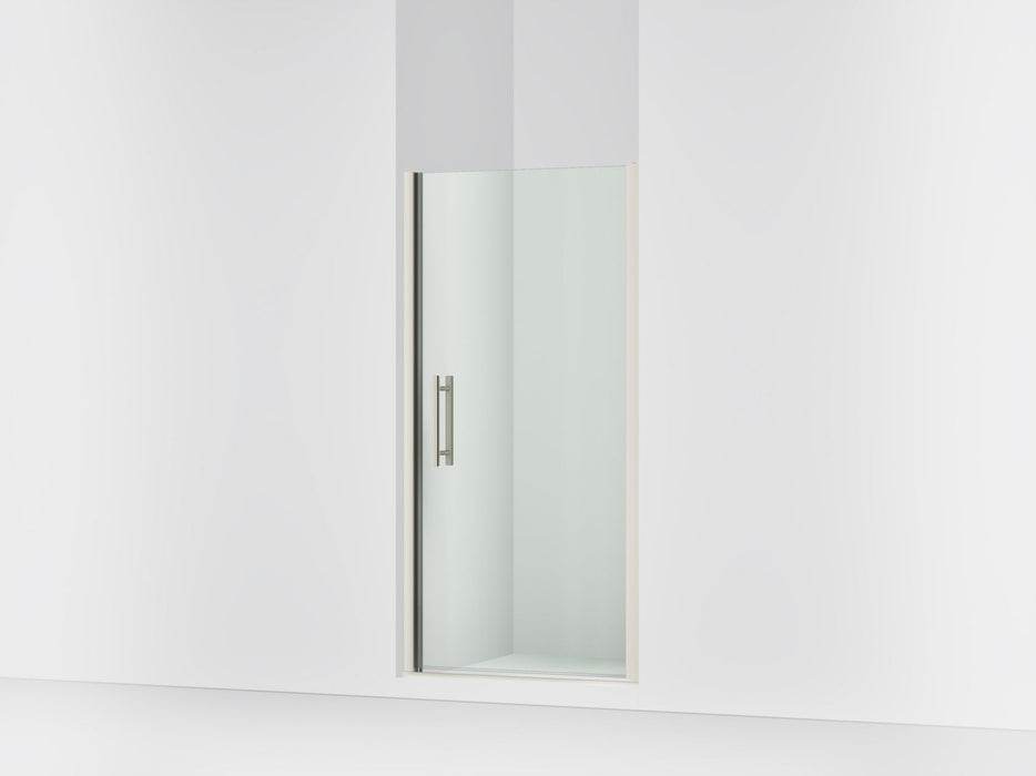 Sterling 39416-8L Finesse Peak 67" H Pivot Shower Door with 5/16"-thick Glass, Anodized Brushed Nickel