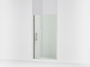 Sterling 39418-8L Finesse Peak 67" H Pivot Shower Door with 5/16"-thick Glass, Anodized Brushed Nickel