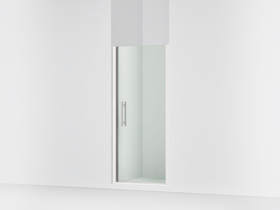 Sterling 39833-6L Finesse 67" H Pivot Shower Door with 1/4"-thick Glass, Bright Polished Silver