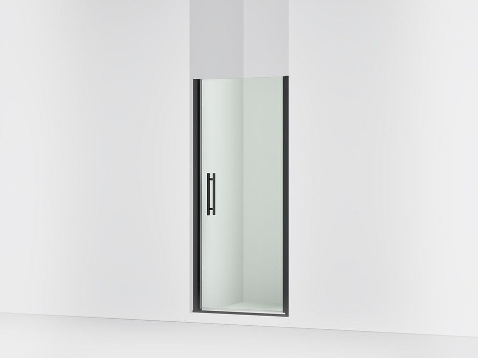 Sterling 39833-6L Finesse 67" H Pivot Shower Door with 1/4"-thick Glass, Matte Black