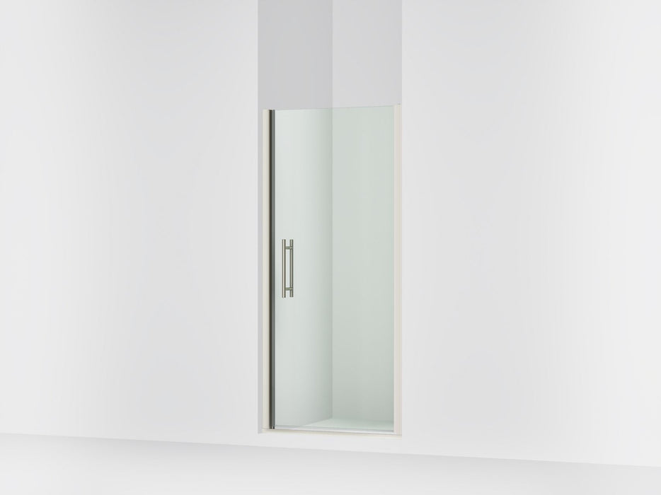 Sterling 39834-6L Finesse 67" H Pivot Shower Door with 1/4"-thick Glass, Anodized Brushed Nickel