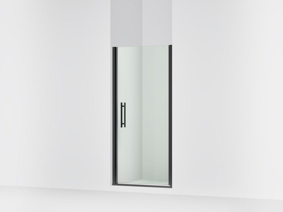 Sterling 39834-6L Finesse 67" H Pivot Shower Door with 1/4"-thick Glass, Matte Black